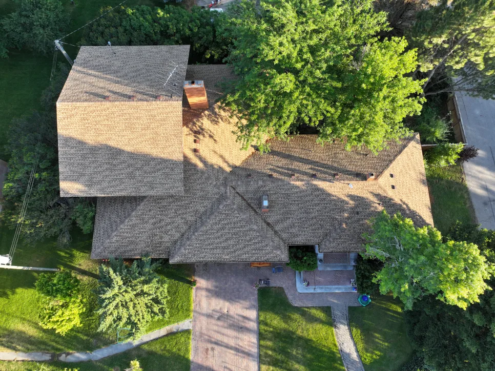 New roof installation